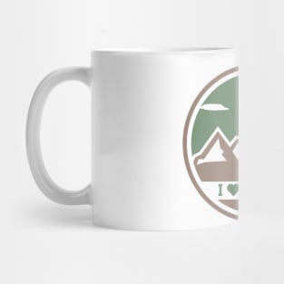 I Love Hiking Mug